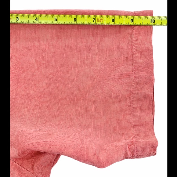 Tommy Bahama Men’s Small Hawaiian Shirt Pink - Picture 10 of 10